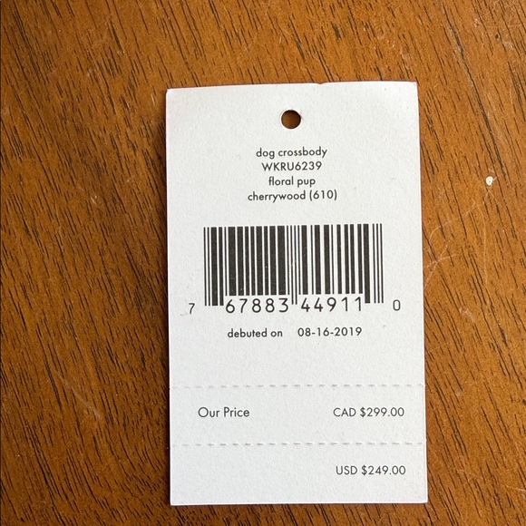 Beyond Adorable “KATE SPADE” Dog Crossbody Bag - Picture 9 of 10